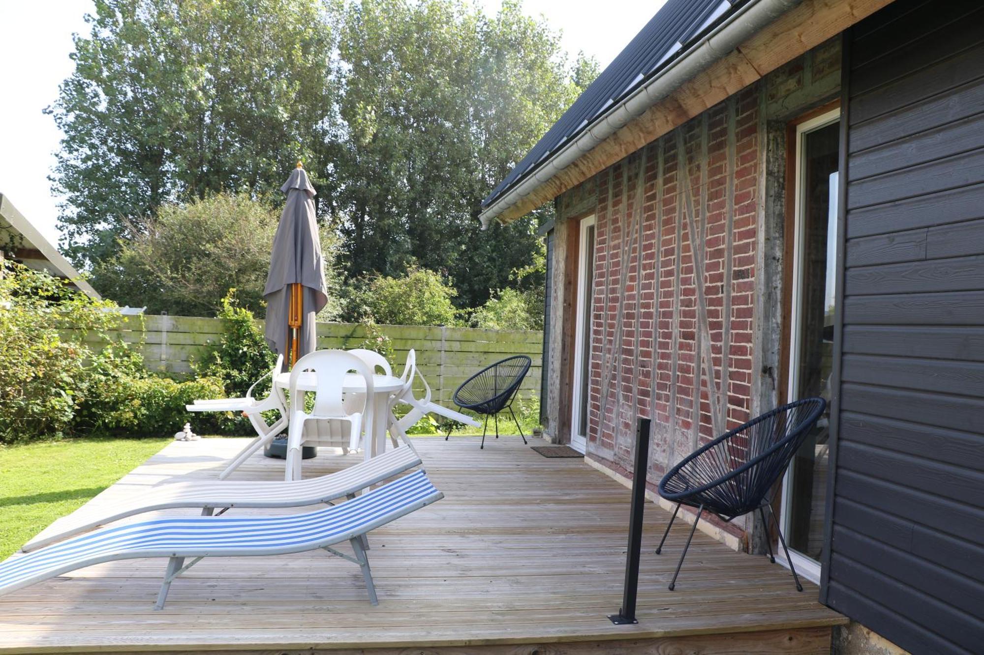 Jolie Maison En Bord De Mer A Pourville Hautot-sur-Mer ภายนอก รูปภาพ